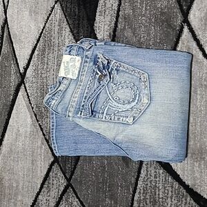 BIG STAR SWEET ULTRA- LOW-RISE CROP DENIM JEAN
